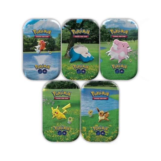 Lot de 5 Mini Tins Pokémon Go [FR]