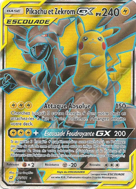 162/181 Pikachu et Zekrom-GX