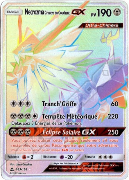 163/156 Necrozma Crinière du Couchant-GX