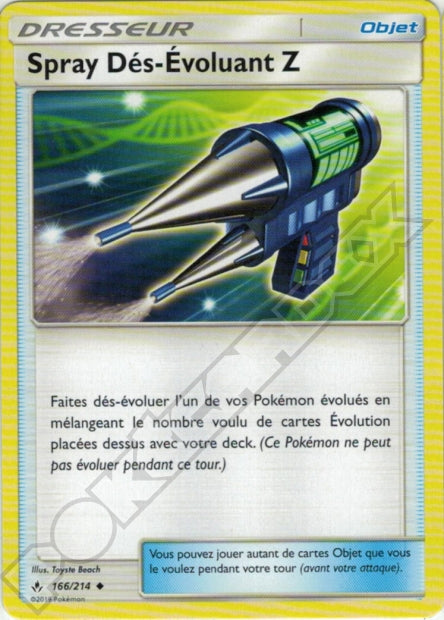 166/214 Spray Dés-Évoluant Z