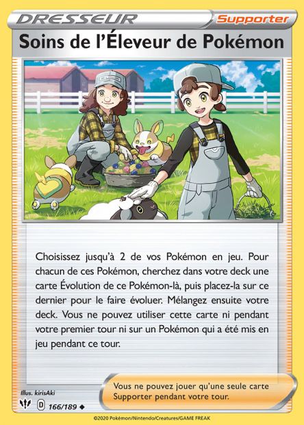 166/189 Soins de l'Éleveur de Pokémon