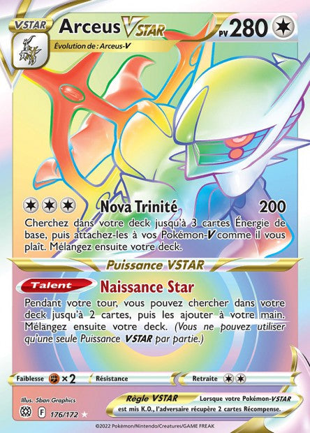 176/172 Arceus Vstar Rainbow