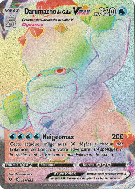 187/185 Darumacho de Galar-VMAX