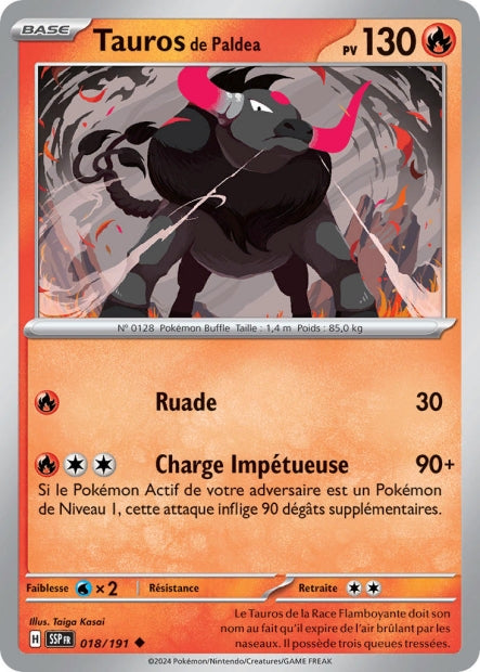 018/191 Tauros de Paldea