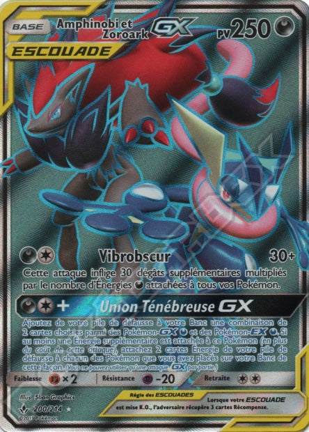 200/214 Amphinobi et Zoroark-GX