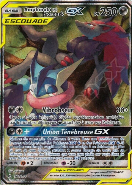 201/214 Amphinobi et Zoroark-GX