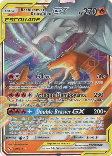 020/214 Reshiram et Dracaufeu-GX