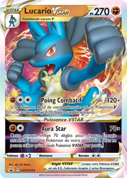 SWSH214 Lucario VStar