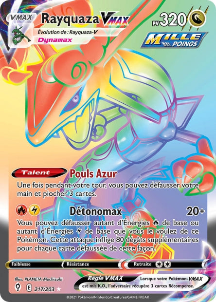 217/203 Rayquaza Vmax Rainbow