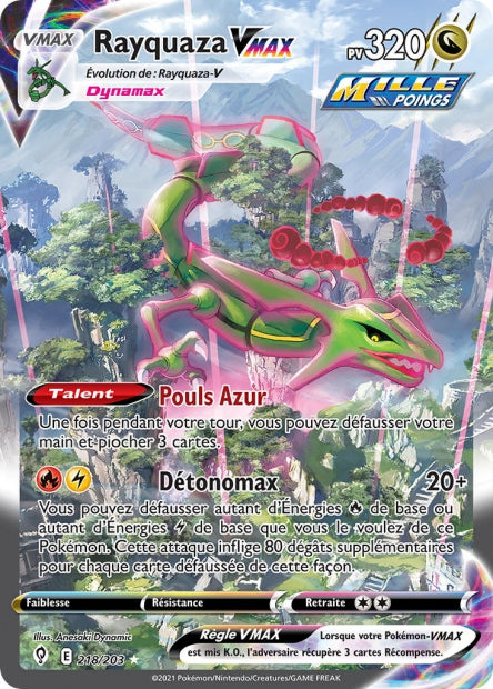 218/203 Rayquaza Vmax Alternative