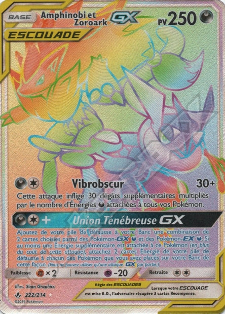 222/214 Amphinobi et Zoroark-GX