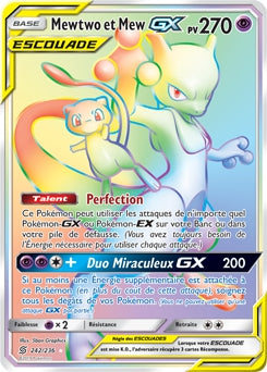 242/236 Mewtwo et Mew-GX