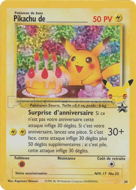 024/025 Pikachu de _____