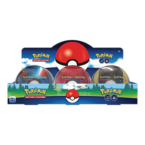 Lot de 3 Tin Ball Pokemon Go [FR]