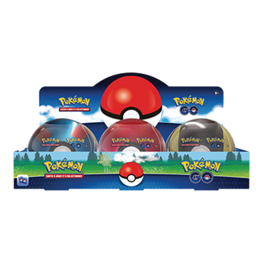 Lot de 3 Tin Ball Pokemon Go [FR]