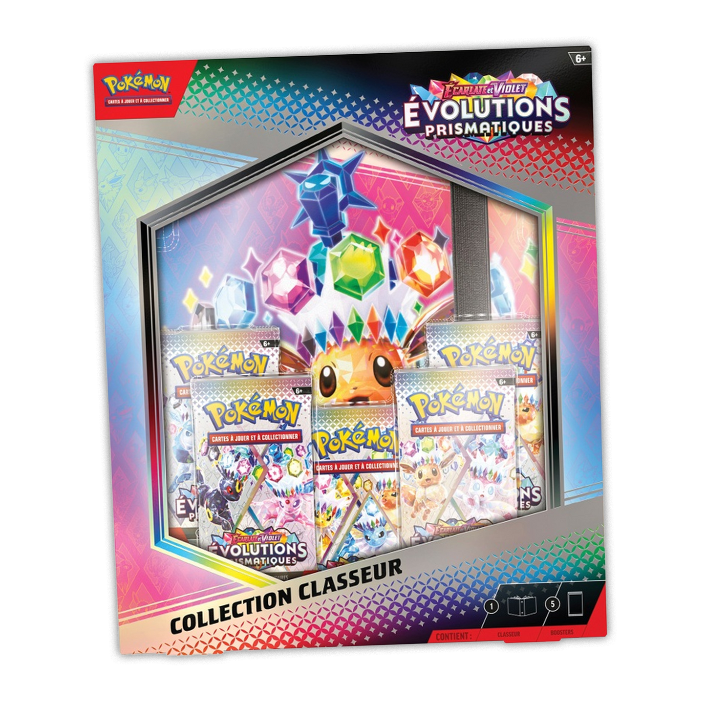 Coffret Portfolio + 5 Boosters Evolutions Prismatiques [FR]